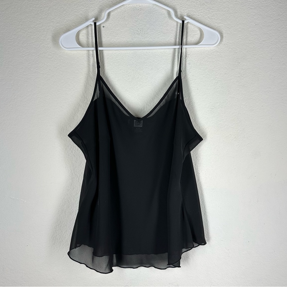 STUDIO 1940 Black Spaghetti Strap Top size 18/20